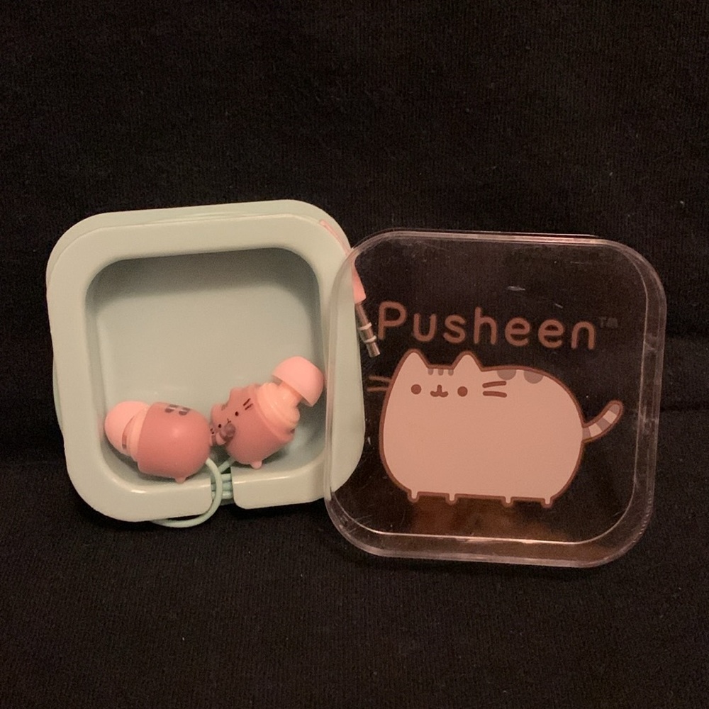 Pusheen earbuds earphone jack headphones new - Picture 2 of 5